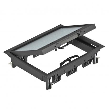 Inbouweenheid GES6 met borgschuif 5 | 6 | grafietzwart; RAL 9011