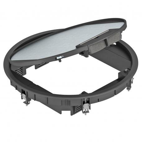 Apparatuurdoos GESR9 met handgreep 5 | R9 | grafietzwart; RAL 9011