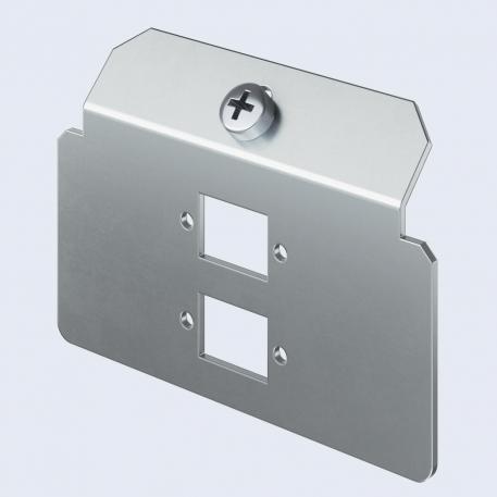 Support plate 2x type LC-Duplex for mounting support 