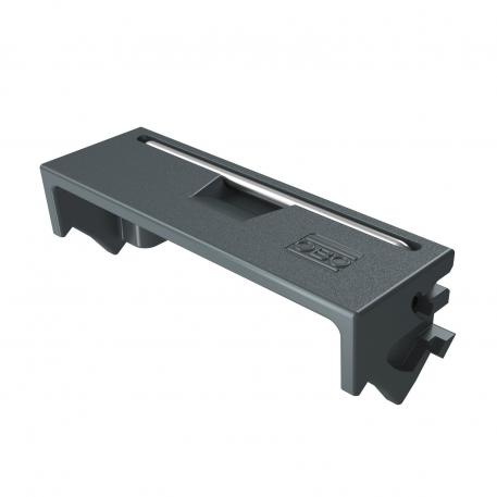 Sortie de cordon de taille nominale 9 avec joint anti-poussière, gris fer