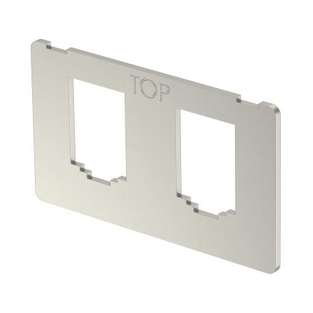 Plaque de support 2 x type B pour support de montage 