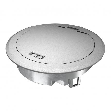 Inbouweenheid met klapdeksel en borgschuif, GES R2, chroom nat | Vergrendelschuif | IP66 | tot 3.000 N |  | Zinkpersgietsel