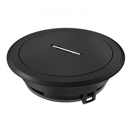 Apparaatinzet met tubus en handgreep, GES R2, diepzwart Zinkpersgietsel