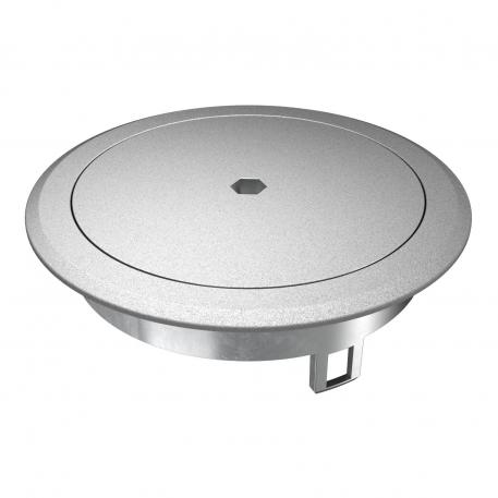 Couvercle obturateur plein à six pans creux, chrome 