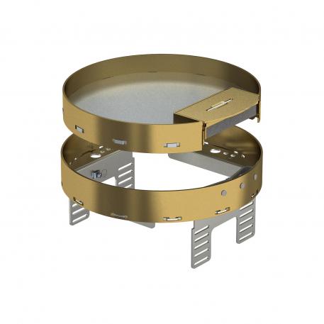 Cassette réglable en hauteur avec sortie de cordon, RKSRNUZD3, laiton