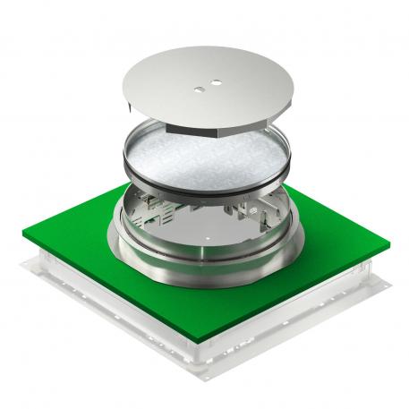 Cassette réglable en hauteur pour trappe d'inspection, RKNUZD3, acier inoxydable 140 | 25 |  | R9