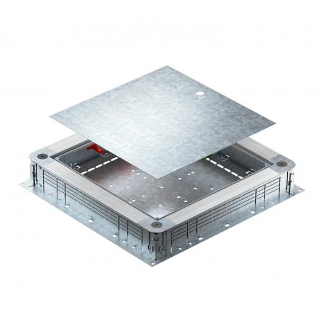 Vloerdoos UZD350-4 115 | 160 | 28 | 58 | Universal | vierkant | 350 | 