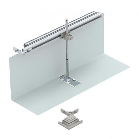 Montageset voor hoekaftakking naar links, hoogte 40-240 mm 600