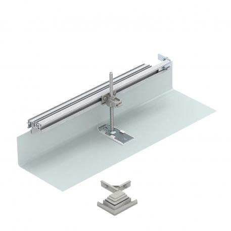 Montageset voor hoekaftakking naar rechts, hoogte 40-150 mm 500