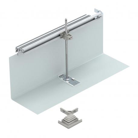 Montageset voor hoekaftakking naar rechts, hoogte 40-240 mm 300