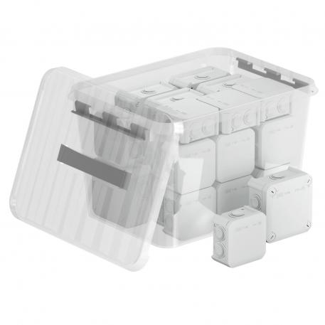 Kabeldozen T-serie met kabelinvoeren Promo Box